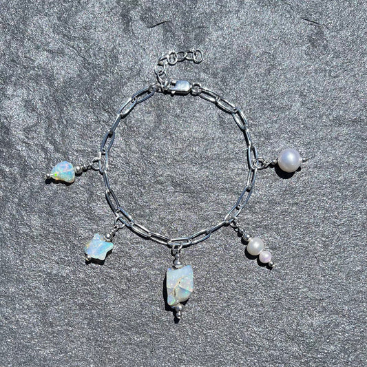 Opal Charm Bracelet